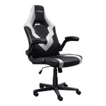 Chaise Gaming TRUST GXT703W RIYE Avec Accoudoirs - Noir et Blanc