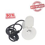 Module de Bureau Encastré LEGRAND 054055 2P+T USB - Blanc