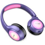 Casque Sans fil PHILIPS TAKH402PK-00 Pour Enfant - Violet & Rose