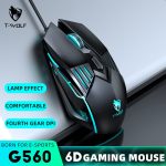 Souris Gamer Filaire T-WOLF G560 - Noir