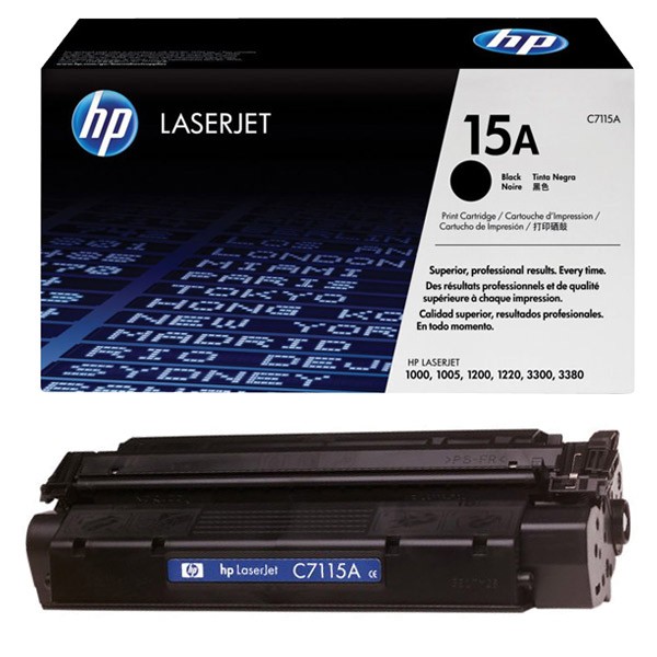 Toner LaserJet Original HP 15A - Noir (C7115A)