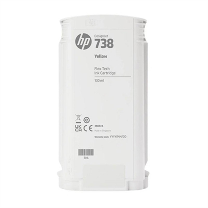 Cartouche d'encre HP 738 130ml - Jaune