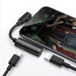 Adaptateur IPhone HOCO LS18 Vers Convertisseur Audio 2en1 - Noir