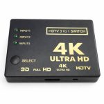 Splitter HDTV 3 Ports HDMI - Noir