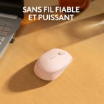 Souris Optique Sans Fil LOGITECH M171 - Rose