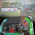 Manette de Jeu Sans Fil SPIRIT OF GAMER NÉON RGB - Transparente
