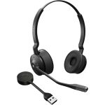 Micro Casque Sans Fil JABRA ENGAGE 55 MS USB-A Avec Support - Noir