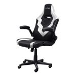 Chaise Gaming TRUST GXT703W RIYE Avec Accoudoirs - Noir et Blanc