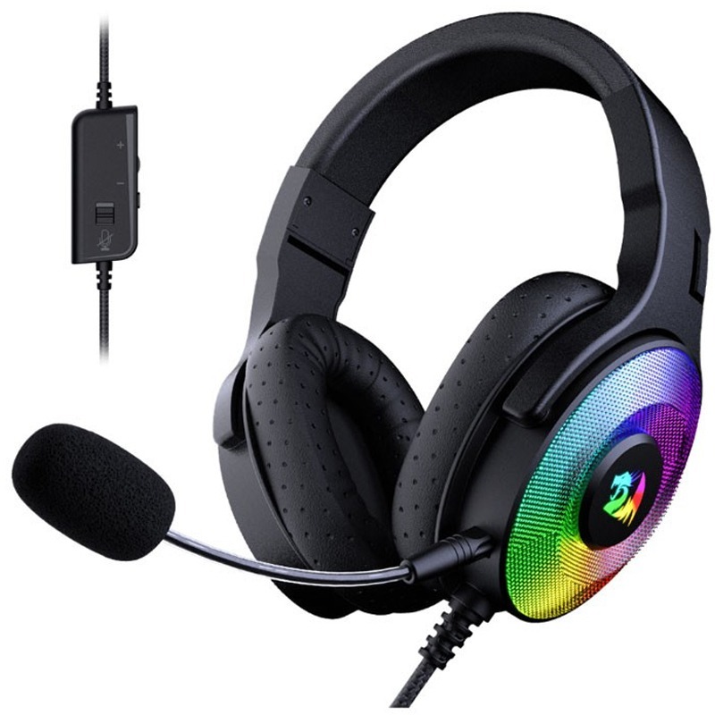 Micro Casque Gamer Filaire REDRAGON Pandora H350 RGB - Noir