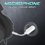 Micro Casque Gamer Filaire SPIRIT OF GAMER ELITE H40 ARTIC RGB - Blanc