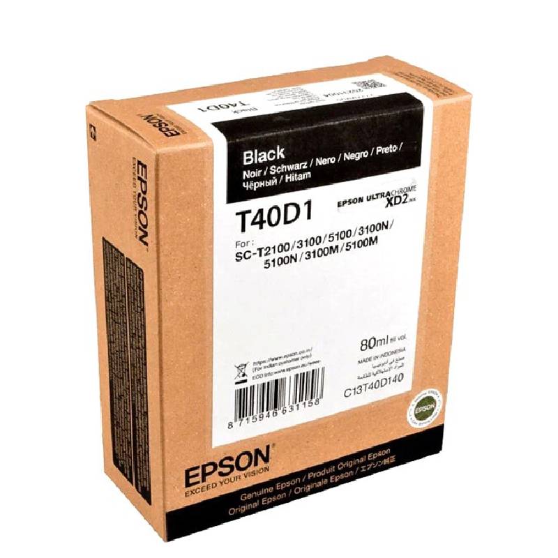 Cartouche Jet D'encre Original EPSON T40D140 - Noir Cartouche Jet D'encre Original EPSON T40D140 - Noir