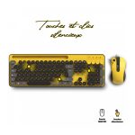 Ensemble Clavier & Souris Sans Fil ADVANCE PEPS - Jaune