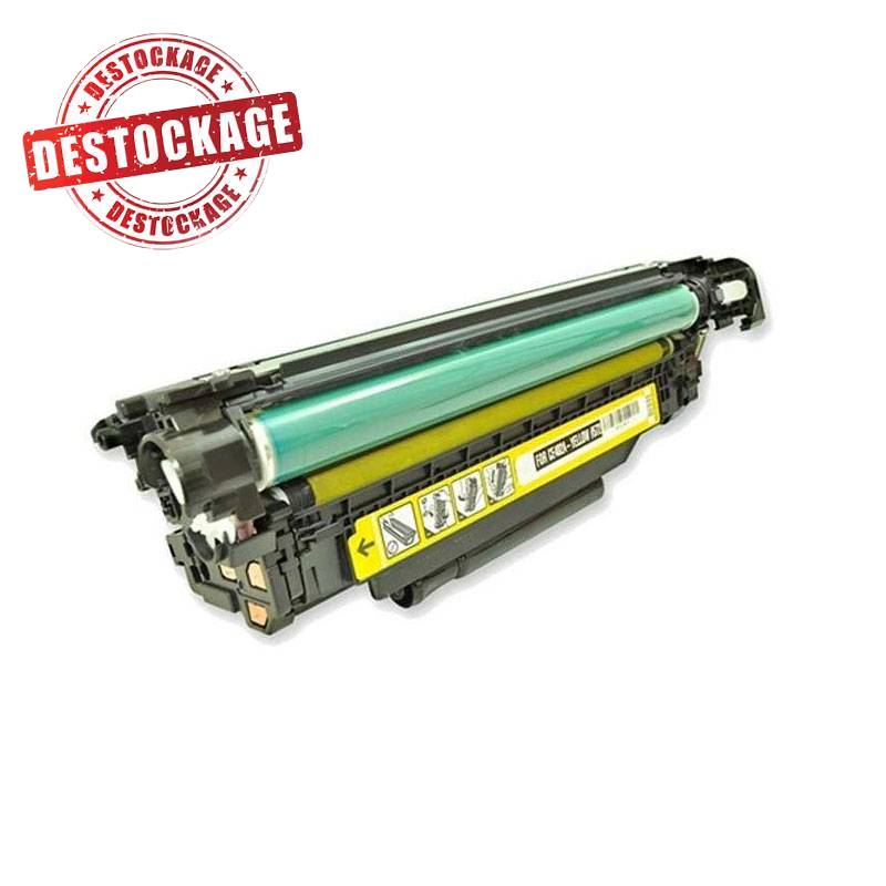 Toner LaserJet Adaptable Compatible HP 507A - Jaune (CE402A) Toner LaserJet Adaptable Compatible HP 507A - Jaune (CE402A)