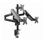 Support De Bureau Rotatif GEMBIRD Pour 3 Écrans  17"-27" - Noir