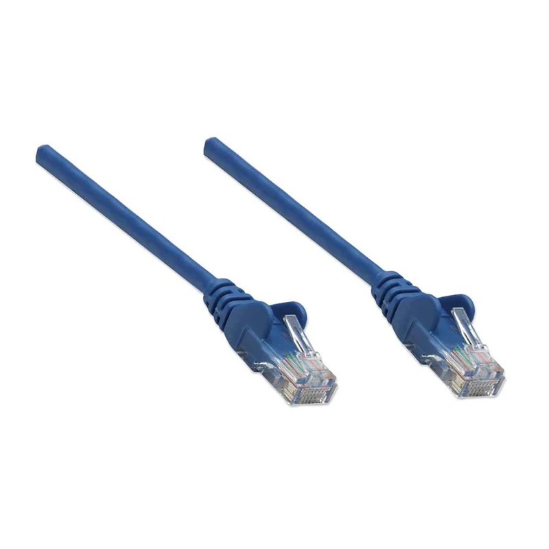 Câble Réseau INTELLINET UTP Cat 6 RJ45 1M - Bleu