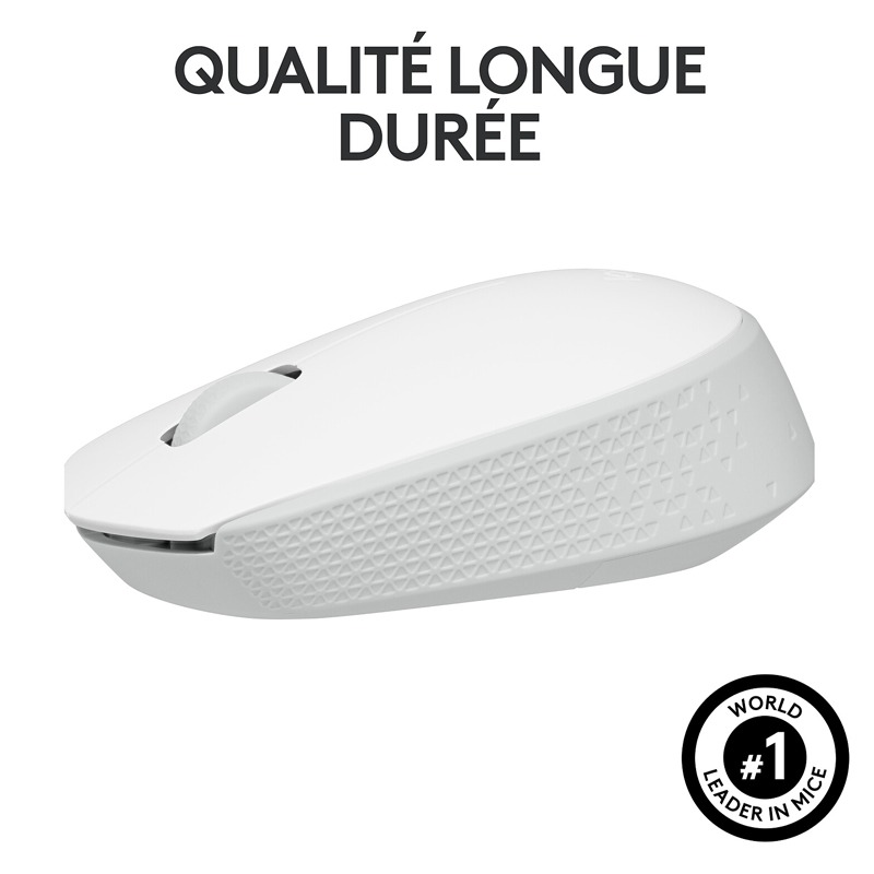 Souris Optique Sans Fil LOGITECH M171 - Blanc
