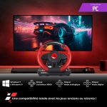 Volant De Course SPIRIT OF GAMER PRO 1 - Noir&Rouge