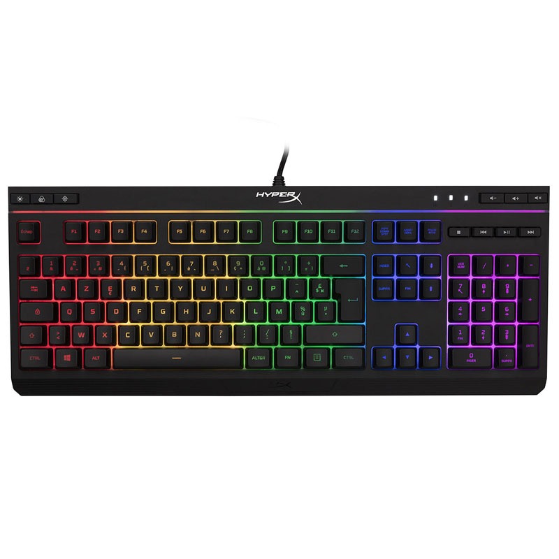 Clavier Gamer Filaire HYPERX Alloy Core RGB AZERTY - Noir