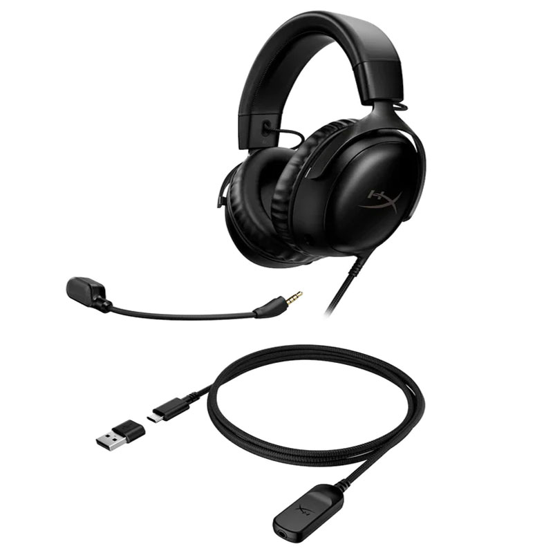 Micro Casque Filaire Gamer HyperX CLOUD III - Noir Micro Casque Filaire Gamer HyperX CLOUD III - Noir