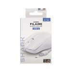 Souris Filaire TNB SHARK USB-A - Blanc