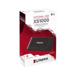 Disque Dur Externe KINGSTON XS1000 2To SSD USB 3.2 Gen 2 - Noir