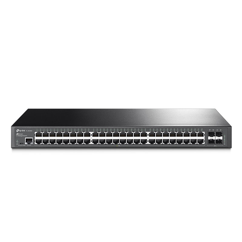 Switch Administrable TP-LINK TL-SG3452 JetStream 48 ports 10/100/1000 Mbps L2 + 4 Ports SFP Switch Administrable TP-LINK TL-SG3452 JetStream 48 ports 10/100/1000 Mbps L2 + 4 Ports SFP