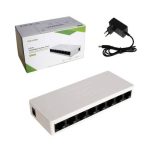Switch PIX-LINK 8 Ports 10/100 MBPS - Blanc