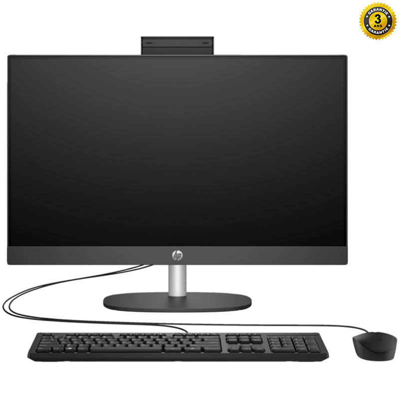 PC de Bureau All In One HP ProOne 240 G10 i3 N300 8Go 256Go SSD - Noir PC de Bureau All In One HP ProOne 240 G10 i3 N300 8Go 256Go SSD - Noir