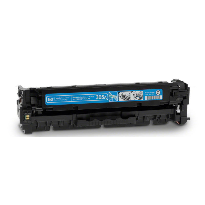 Toner LaserJet Adaptable Compatible HP 305A - Cyan (CE411AA) Toner LaserJet Adaptable Compatible HP 305A - Cyan (CE411AA)