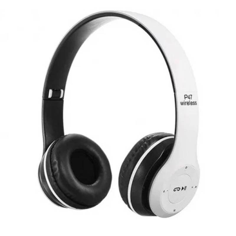 Casque Stéréo Sans Fil OAKORN P47 Bluetooth - Blanc Casque Stéréo Sans Fil OAKORN P47 Bluetooth - Blanc