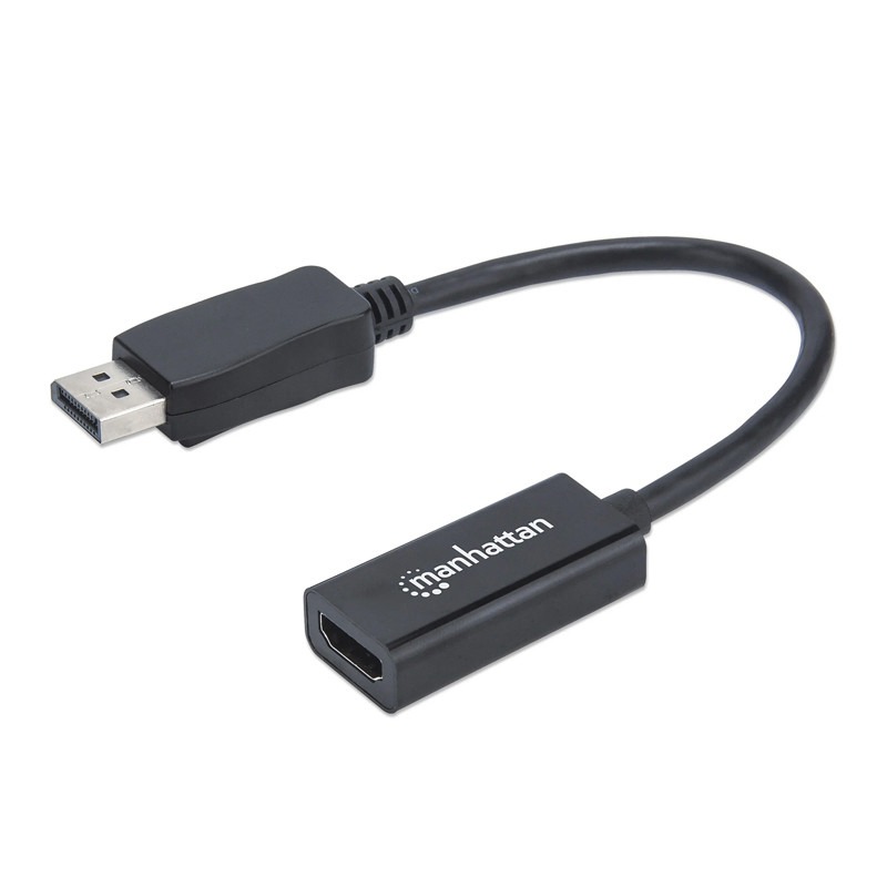 Adaptateur Passif MANHATTAN DisplayPort Vers HDMI - Noir