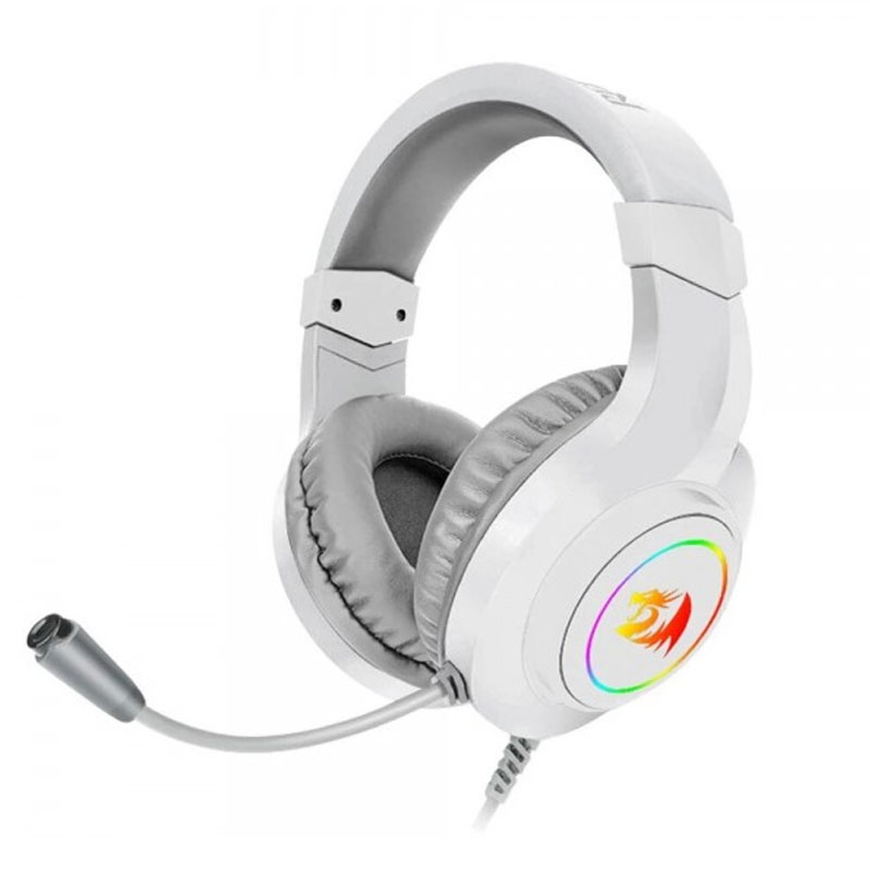Micro Casque Gamer REDRAGON HYLAS H260 RGB - Blanc Micro Casque Gamer REDRAGON HYLAS H260 RGB - Blanc