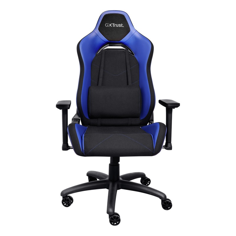Chaise Gaming TRUST GXT714B RUYA Avec Accoudoirs - Noir et Bleu Chaise Gaming TRUST GXT714B RUYA Avec Accoudoirs - Noir et Bleu