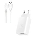 Chargeur WUW T47 2.1A Type C - Blanc