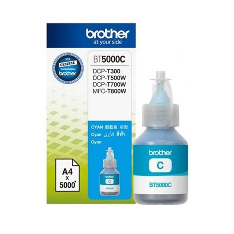 Bouteille D'encre Original BROTHER BT-5000 Cyan (BT-5000C) Bouteille D'encre Original BROTHER BT-5000 Cyan (BT-5000C)