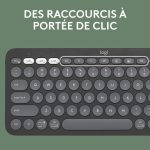 Clavier Sans Fil LOGITECH K380 - Graphite
