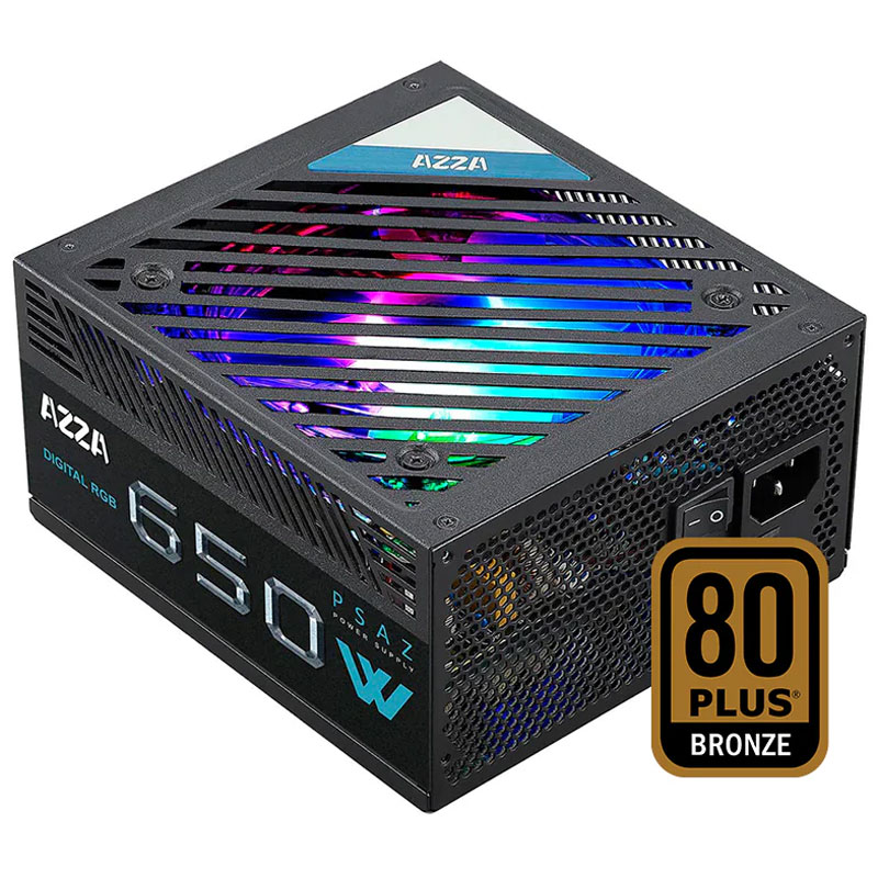 Bloc D'alimentation AZZA PSAZ 650W 80+Bronze ARGB