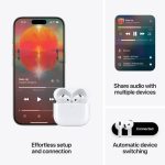 Écouteurs Sans Fil APPLE Airpods 4 ANC - Blanc