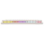 Clavier Gamer Filaire WHITE SHARK WAKIZASHI 2 US Blanc - Interrupteurs bleus