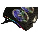 Refroidisseur INCA INC-606TGS Pour PC Portable 18" - Noir