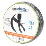 Câble MANHATTAN HDMI Mâle Vers Mâle 15 Mètres - Noir