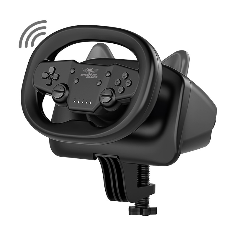 Volant De Course SPIRIT OF GAMER PRO AIR PS4/PS3/PC - Noir