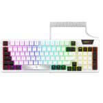 Clavier Filaire Gamer Mécanique AQIRYS ADARA 100% Anti-ghosting RGB - Blanc