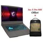 PC Portable Gamer MSI Thin 15 B13UCX i7 13è Gén 16G RTX 2050