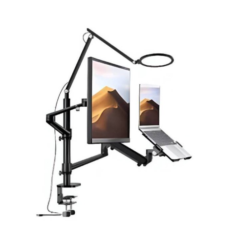 Support Écran Et PC Portatif DIGIPOS DP-OL3LTP - Noir Support Écran Et PC Portatif DIGIPOS DP-OL3LTP - Noir