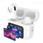 Écouteurs Sans Fil HOCO EW72 ANC Avec Ecran HD  - Blanc