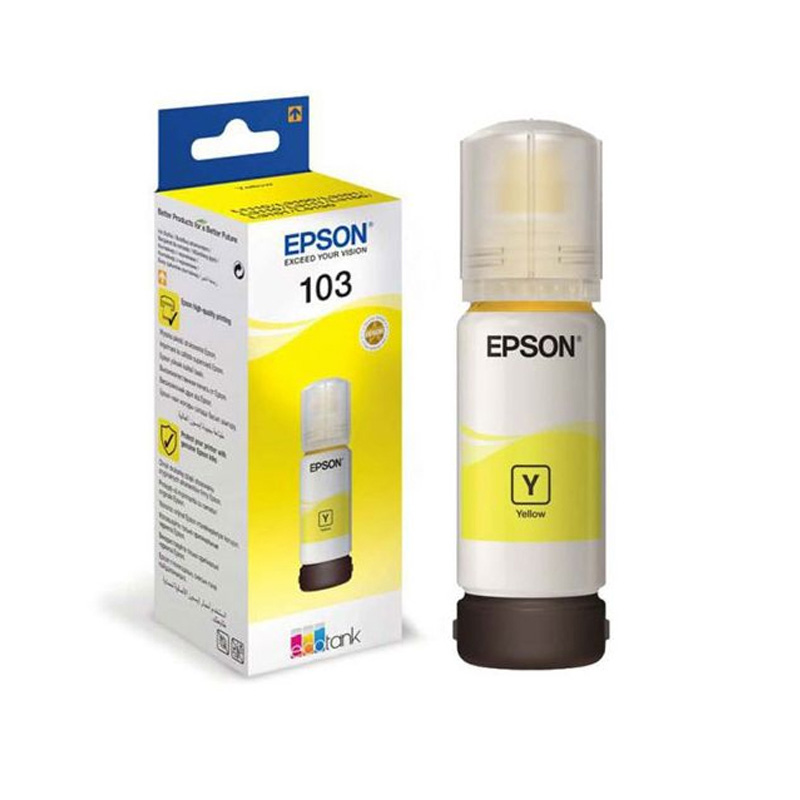 Bouteille D'encre Original EPSON ECOTANK 103 - Jaune Bouteille D'encre Original EPSON ECOTANK 103 - Jaune