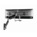 Support Mural Mobile GEMBIRD MA-WA2-02 Pour 2 Écrans 17"- 32"