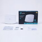 Point d'accès TP-LINK EAP225 V1 WiFi Mesh bi-bande AC1350 PoE Gigabit - Plafonnier