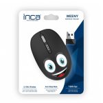 Souris Sans Fil INCA IWM-245RS Avec Design - Noir